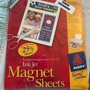 Avery Ink Jet Magnet Sheets